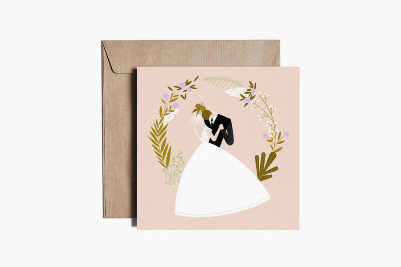 Kartka ślubna – pierwszy taniec, Pieskot, design sklep papierniczy, domowe biuro