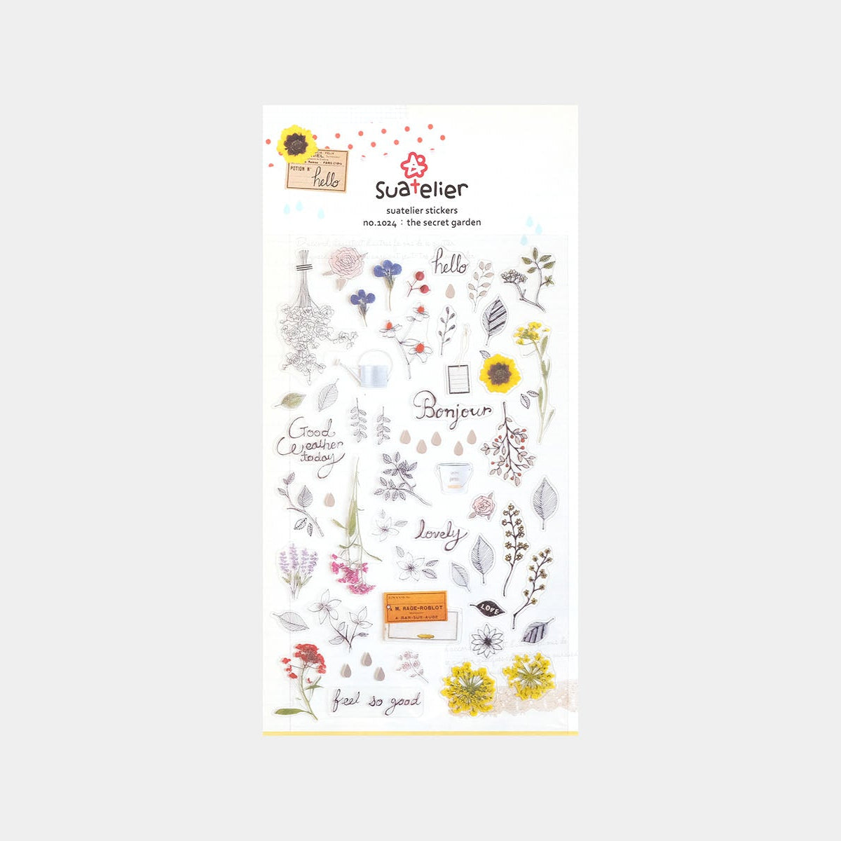 Ozdobne naklejki – ogród, Suatelier, design sklep papierniczy, domowe biuro