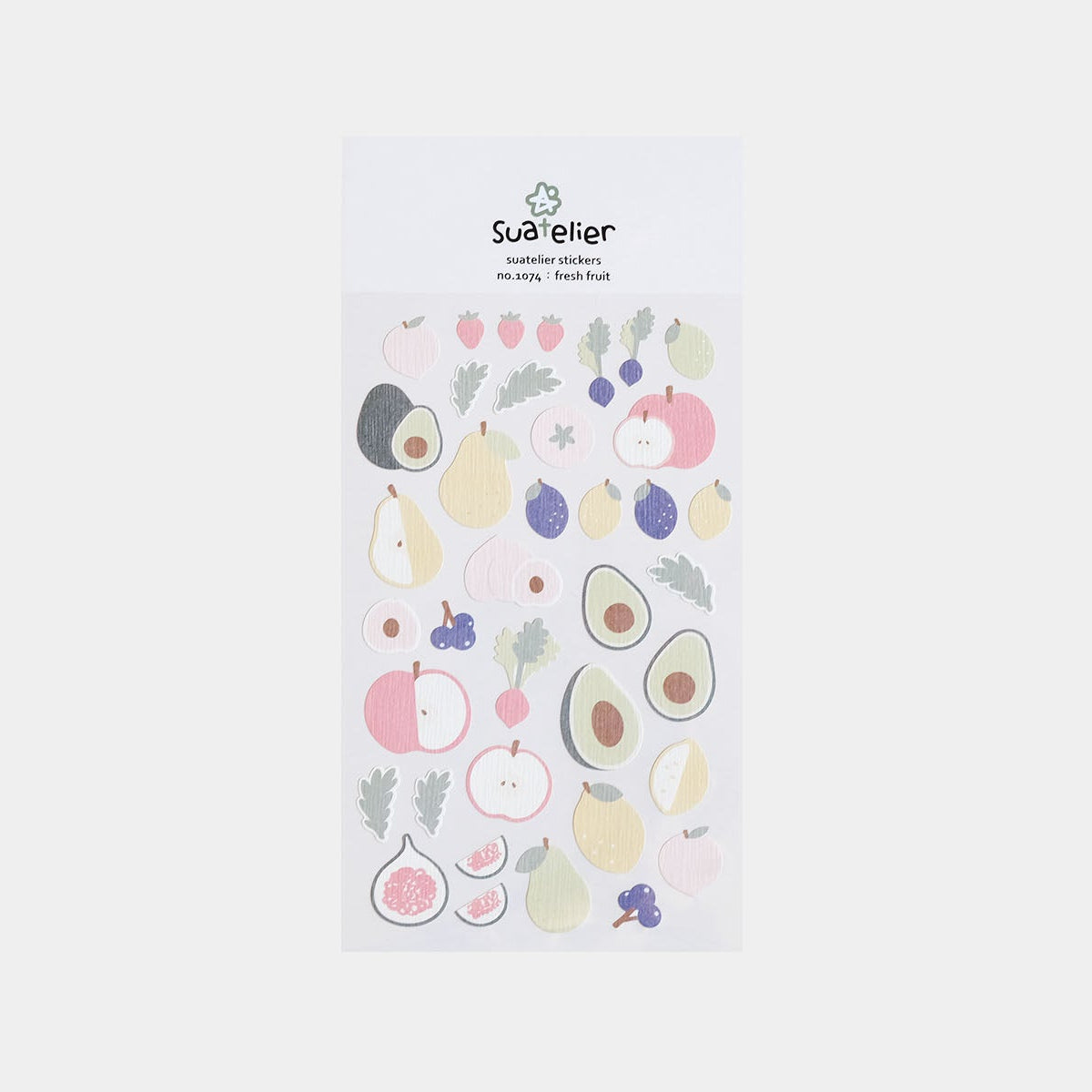 Ozdobne naklejki – owoce, Suatelier, design sklep papierniczy, domowe biuro