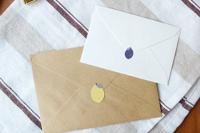 Ozdobne naklejki – owoce, Suatelier, design sklep papierniczy, domowe biuro