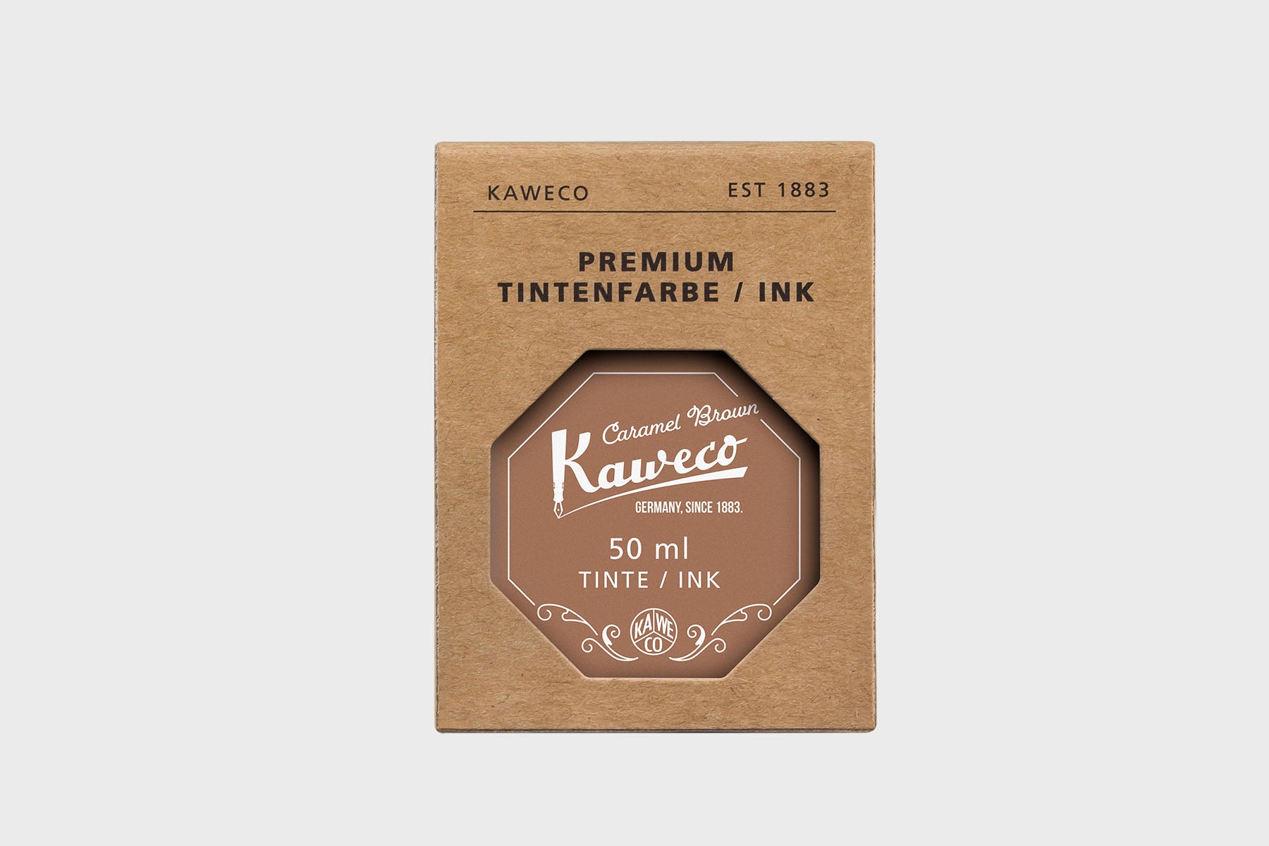 Atrament  Kaweco Caramel Brown, Kaweco, design sklep papierniczy, domowe biuro