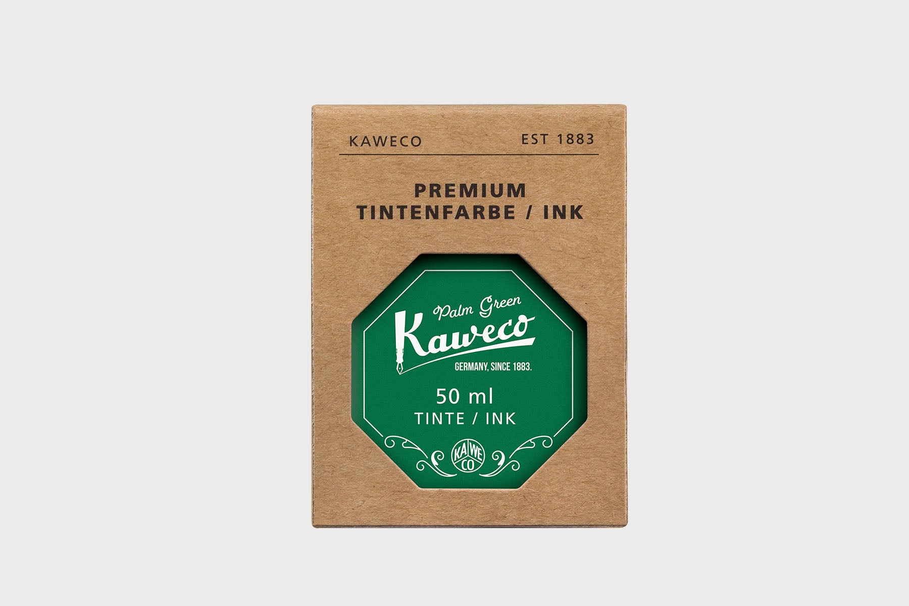 Atrament Kaweco Palm Green, Kaweco, design sklep papierniczy, domowe biuro