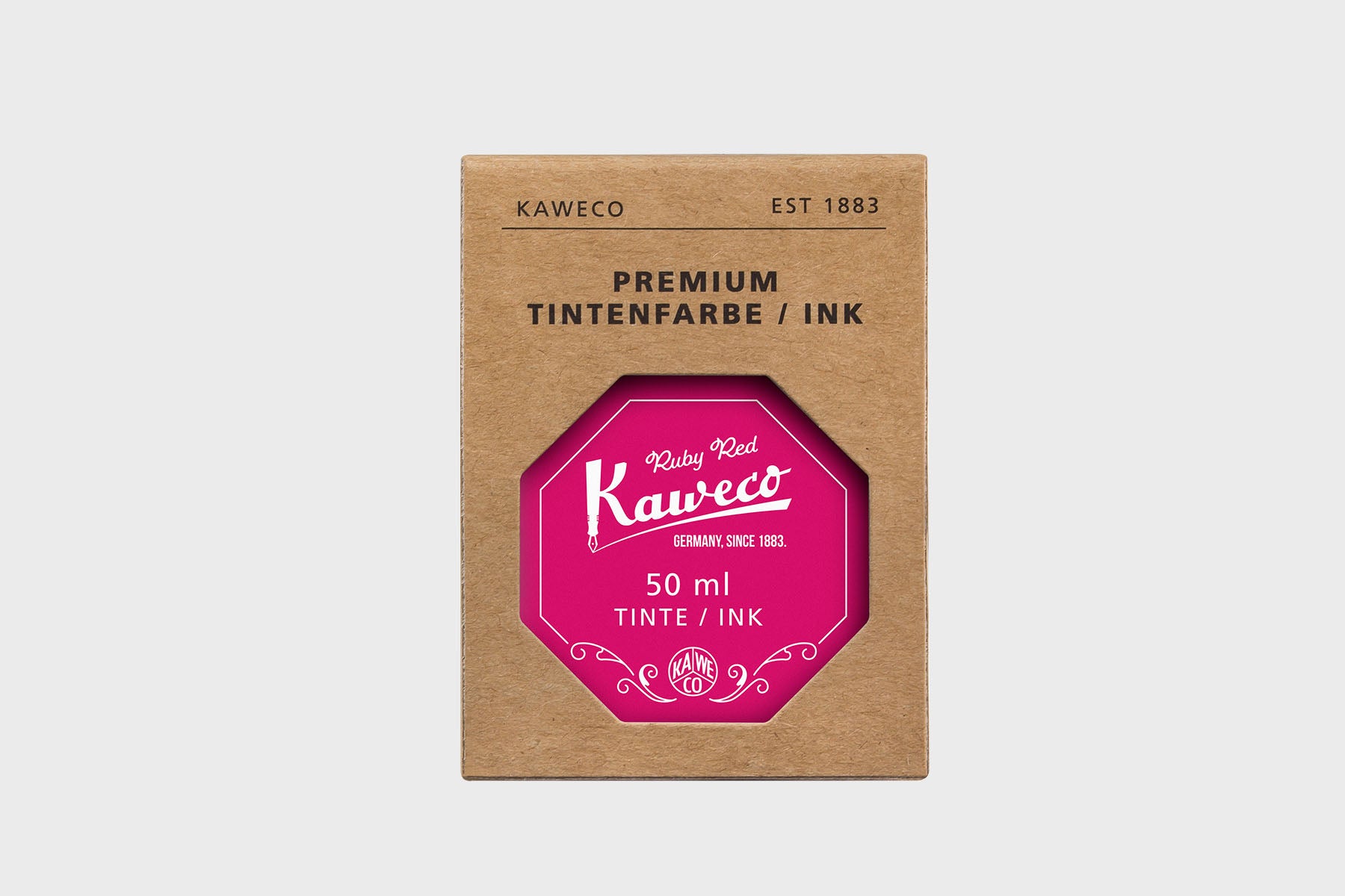 Atrament Kaweco Ruby Red, Kaweco, design sklep papierniczy, domowe biuro