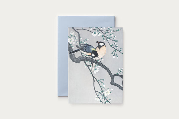 Kartka Lovebirds – sikorki, Suska&Kabsch, design sklep papierniczy, domowe biuro