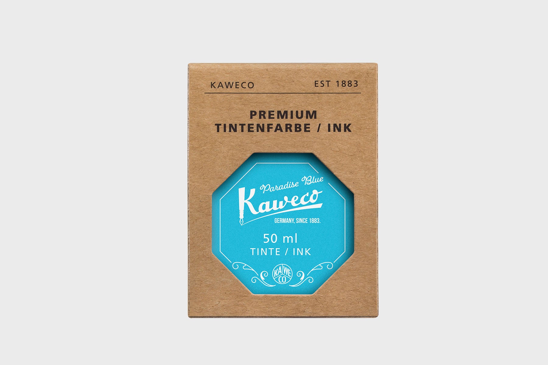Atrament  Kaweco Paradise Blue, Kaweco, design sklep papierniczy, domowe biuro