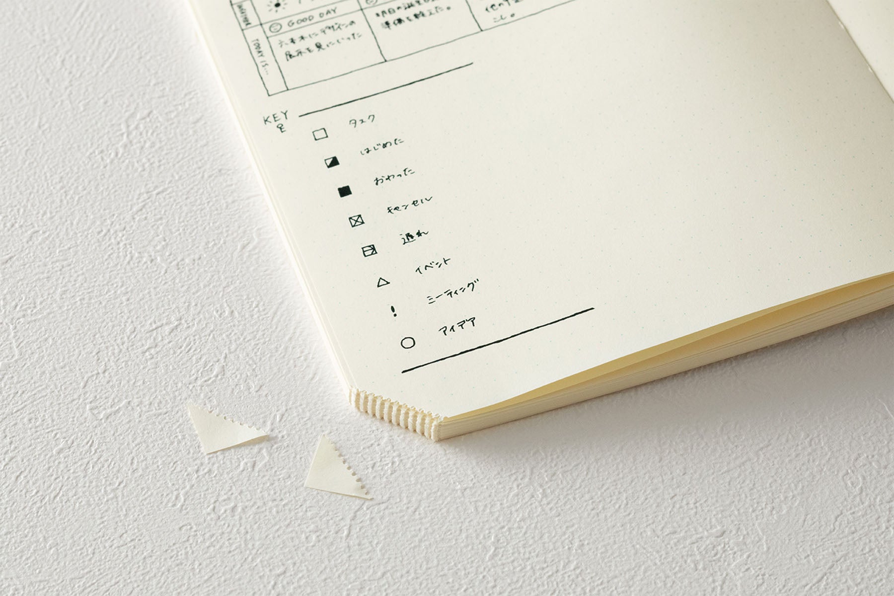 Notatnik MD Paper A5 Codex - kropki, Midori, design artykuły biurowe, domowe biuro