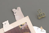 Zakładki samoprzylepne - niedźwiedź, Iconic, design sklep papierniczy, domowe biuro