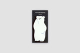 Zakładki samoprzylepne - niedźwiedź, Iconic, design sklep papierniczy, domowe biuro