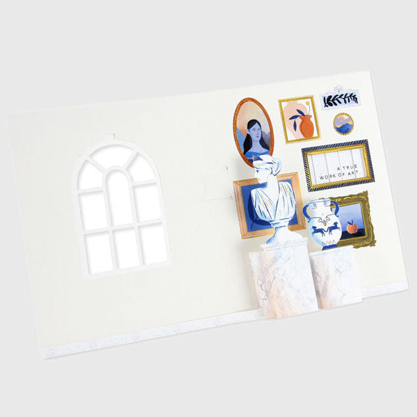 kartka pop-up - dzieło sztuki, UWP LUXE, sklep papierniczy, dizajnerskie artykuły biurowe