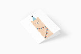 kartka okolicznościowa - lama, Eokke, kartka ozdobna, sklep papierniczy, dizajnerskie artykuły biurowe