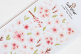 Ozdobne naklejki – kwiat wiśni, Suatelier, design sklep papierniczy, domowe biuro