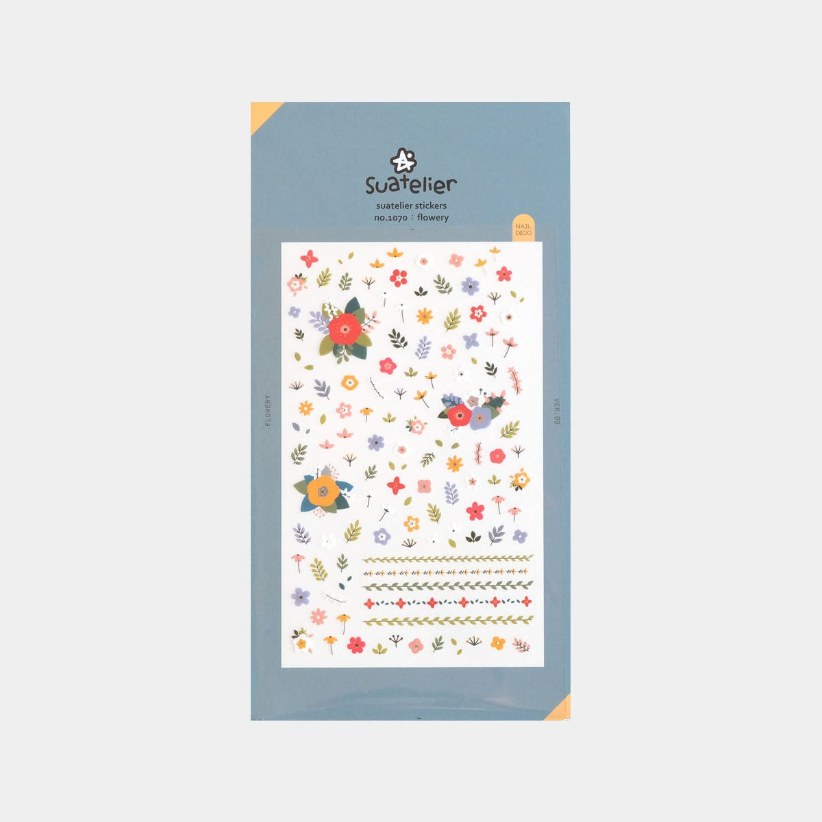 Ozdobne naklejki – kwiaty, Suatelier, design sklep papierniczy, domowe biuro