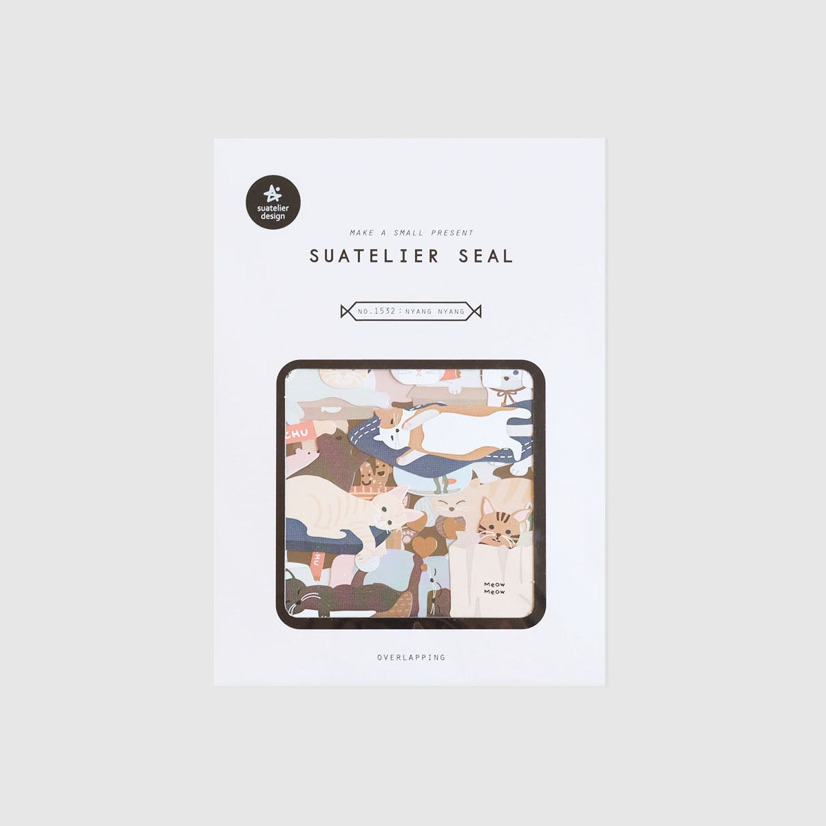 Ozdobne naklejki – kotki, Suatelier, design sklep papierniczy, domowe biuro