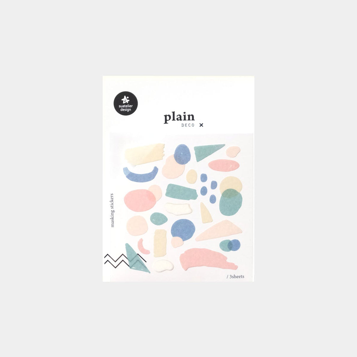 Papierowe naklejki – mozaika, Suatelier, design sklep papierniczy, domowe biuro