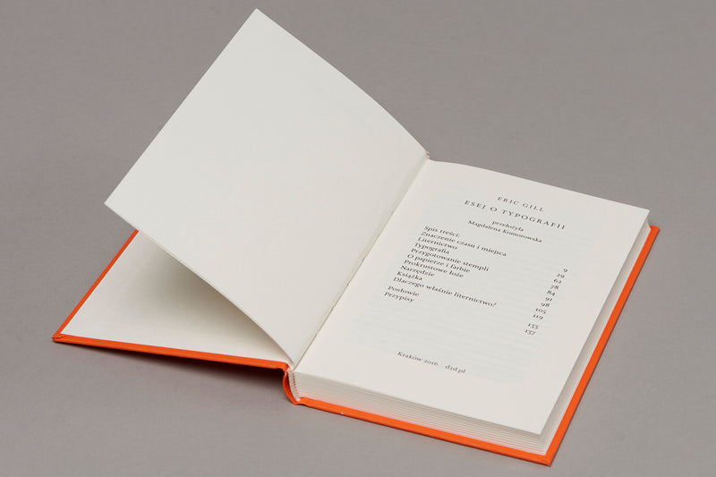 Esesj o typografii – Eric Gill, d2d.pl, książka o typografii, papierniczeni, domowe biuro