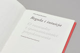 Reguła i intuicja. O rozwadze i spontaniczności projektowania – Hans Rudolf Bosshard,  d2d.pl, książka o typografii, papierniczeni, domowe biuro