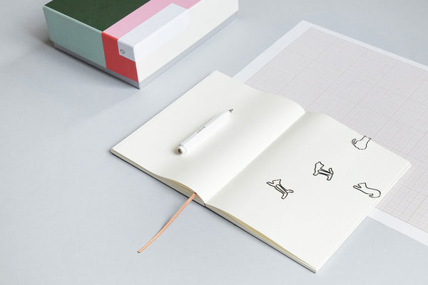 Notes Klasyk - borówka, Papierniczeni, design sklep papierniczy, domowe biuro
