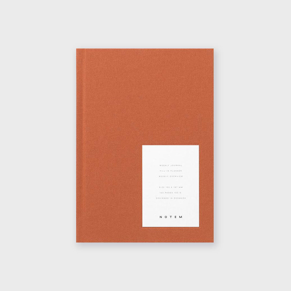 Even Weekly Journal - rudy, NOTEM, design sklep papierniczy, domowe biuro