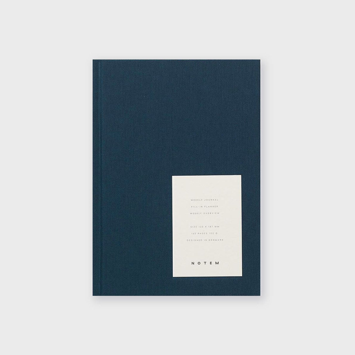 Even Weekly Journal - granatowy, NOTEM, design sklep papierniczy, domowe biuro