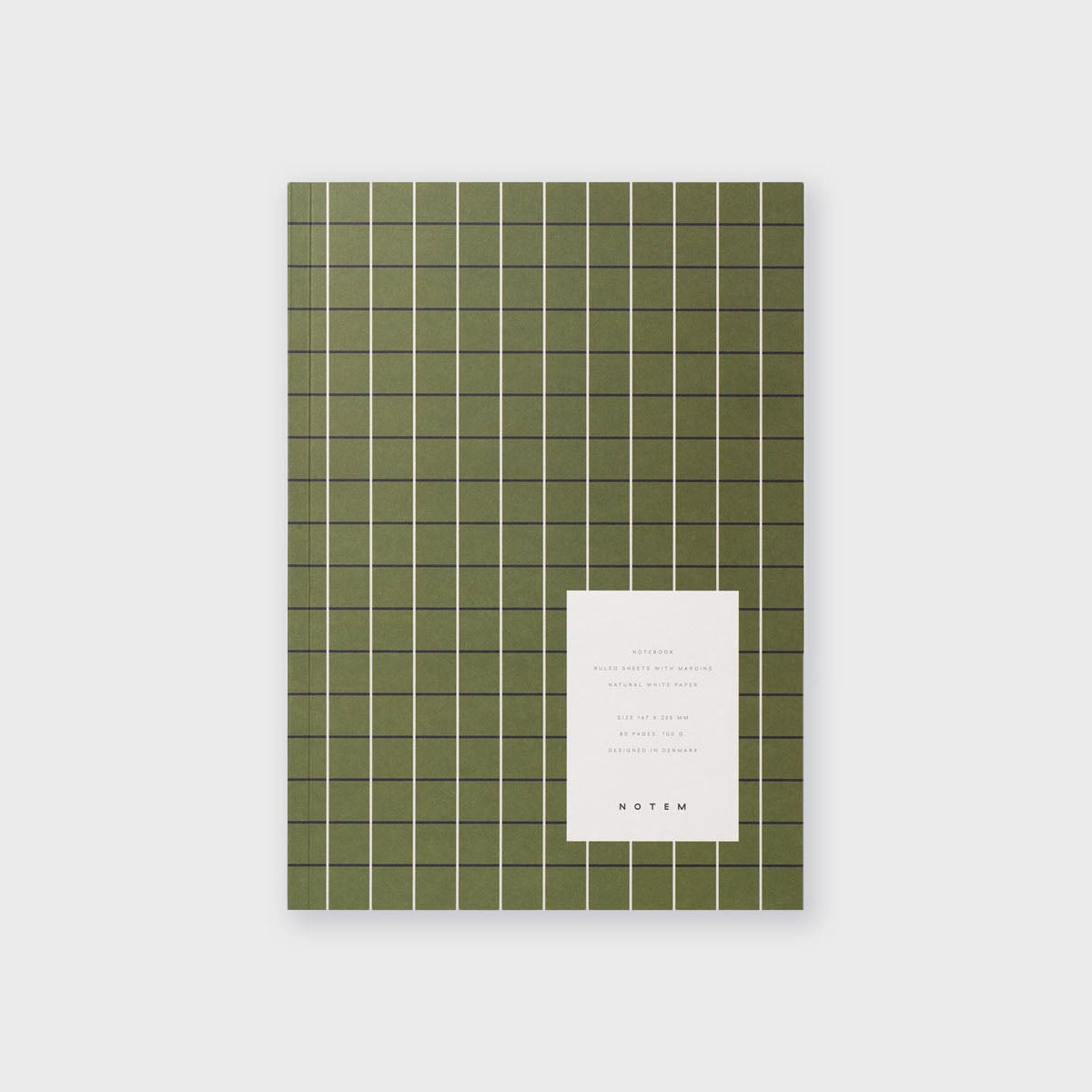 Notatnik Vita - zielony, NOTEM, design sklep papierniczy, domowe biuro