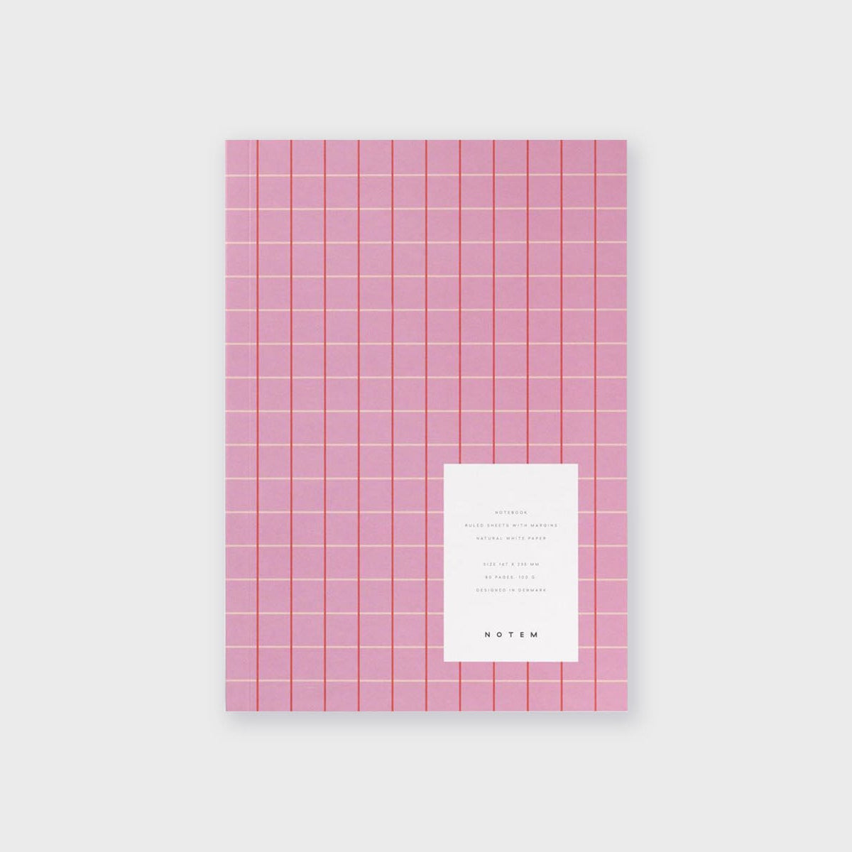 Notatnik Vita - różowy, NOTEM, design sklep papierniczy, domowe biuro