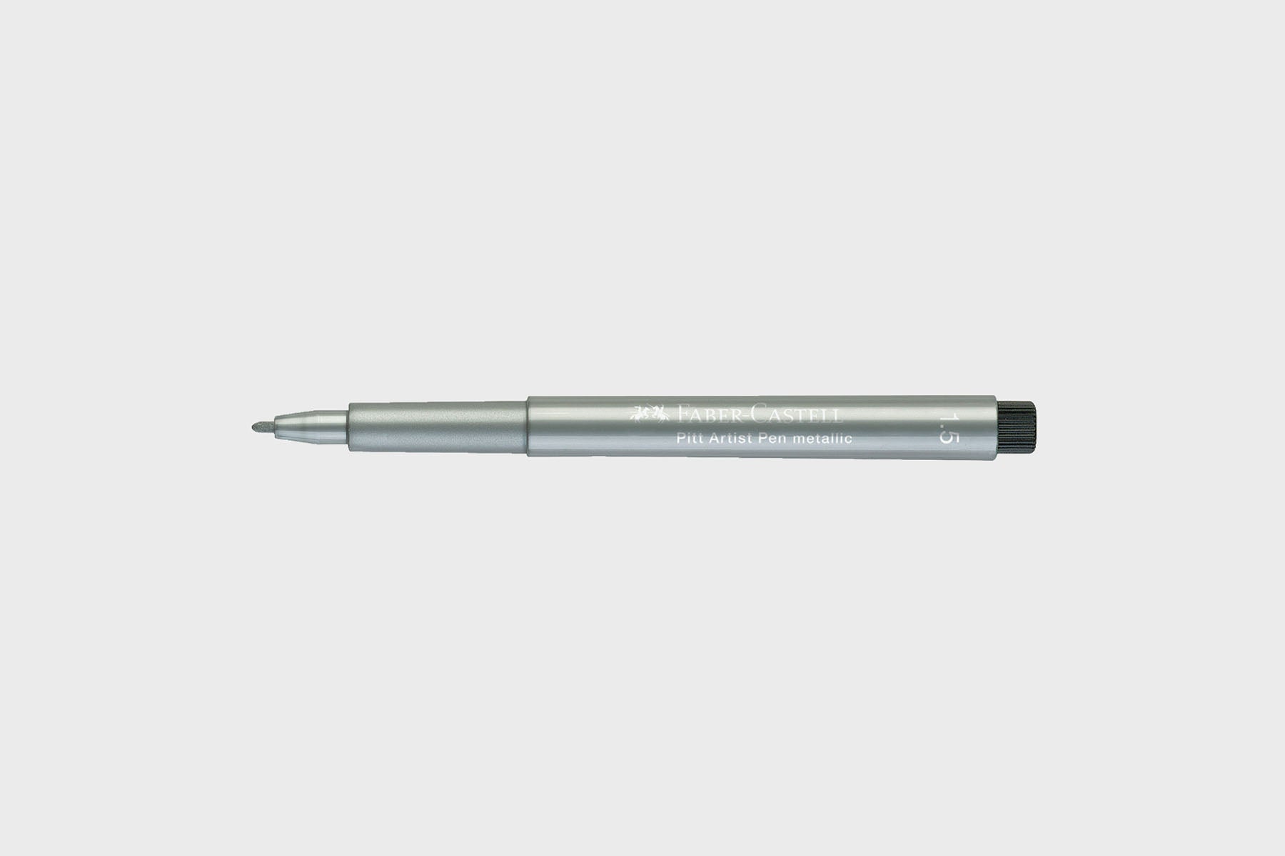 PITT artist pen - silver 251, srebrny pisak metaliczny, Faber-Castell, bullet journal