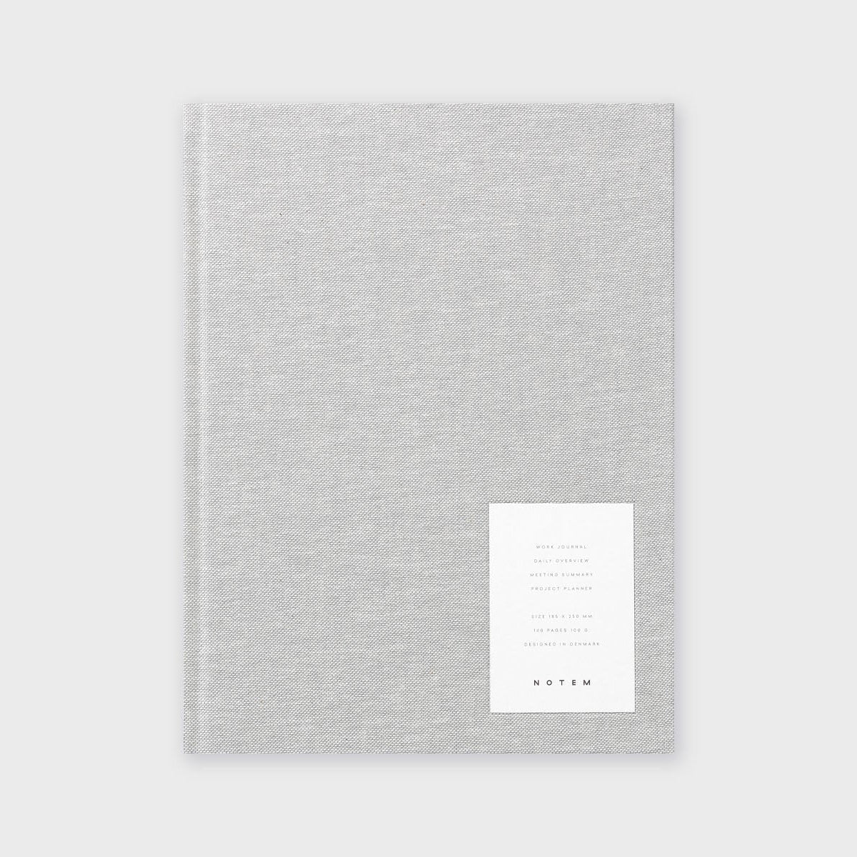 Even Work Journal - szary, NOTEM, design sklep papierniczy, domowe biuro