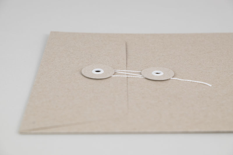 Eko koperty z guzikami C5, Papierniczeni, design artykuły biurowe, domowe biuro