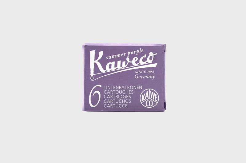 Naboje do pióra – Summer Purple, Kaweco, design sklep papierniczy, domowe biuro