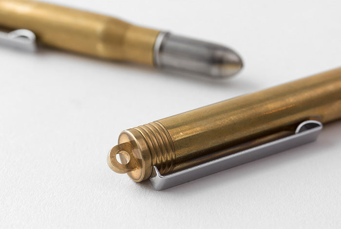 Mosiężny długopis TRC Brass, Traveler's Company, design artykuły biurowe, domowe biuro