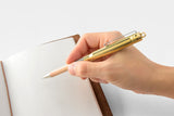 Mosiężny długopis TRC Brass, Traveler's Company, design artykuły biurowe, domowe biuro