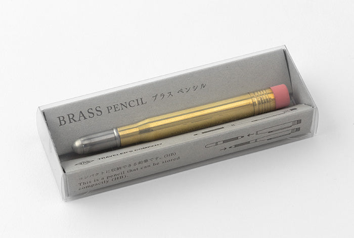 Mosiężny ołówek TRC Brass, Traveler's Company, design artykuły biurowe, domowe biuro