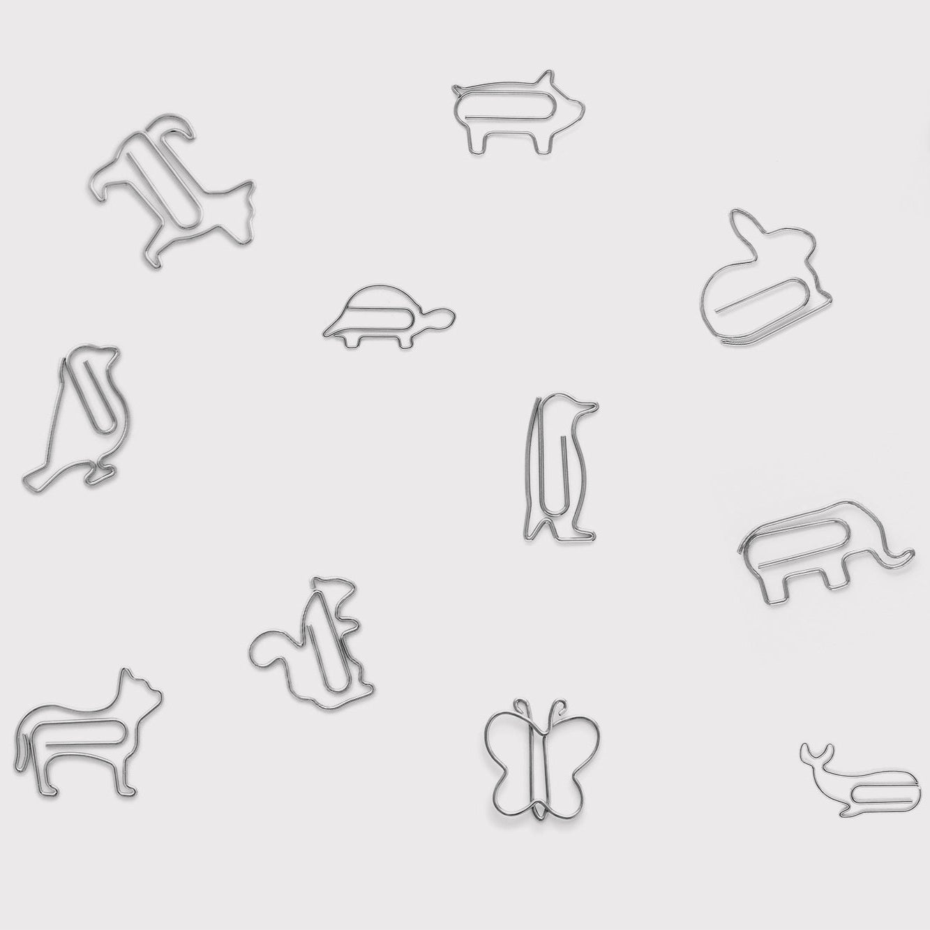 Spinacze w kształcie zwierzątek , Midori, design artykuły biurowe, domowe biuro