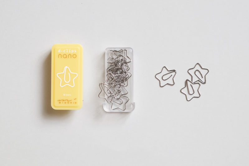Mini spinacze – gwiazdki, midori, design sklep papierniczy, domowe biuro