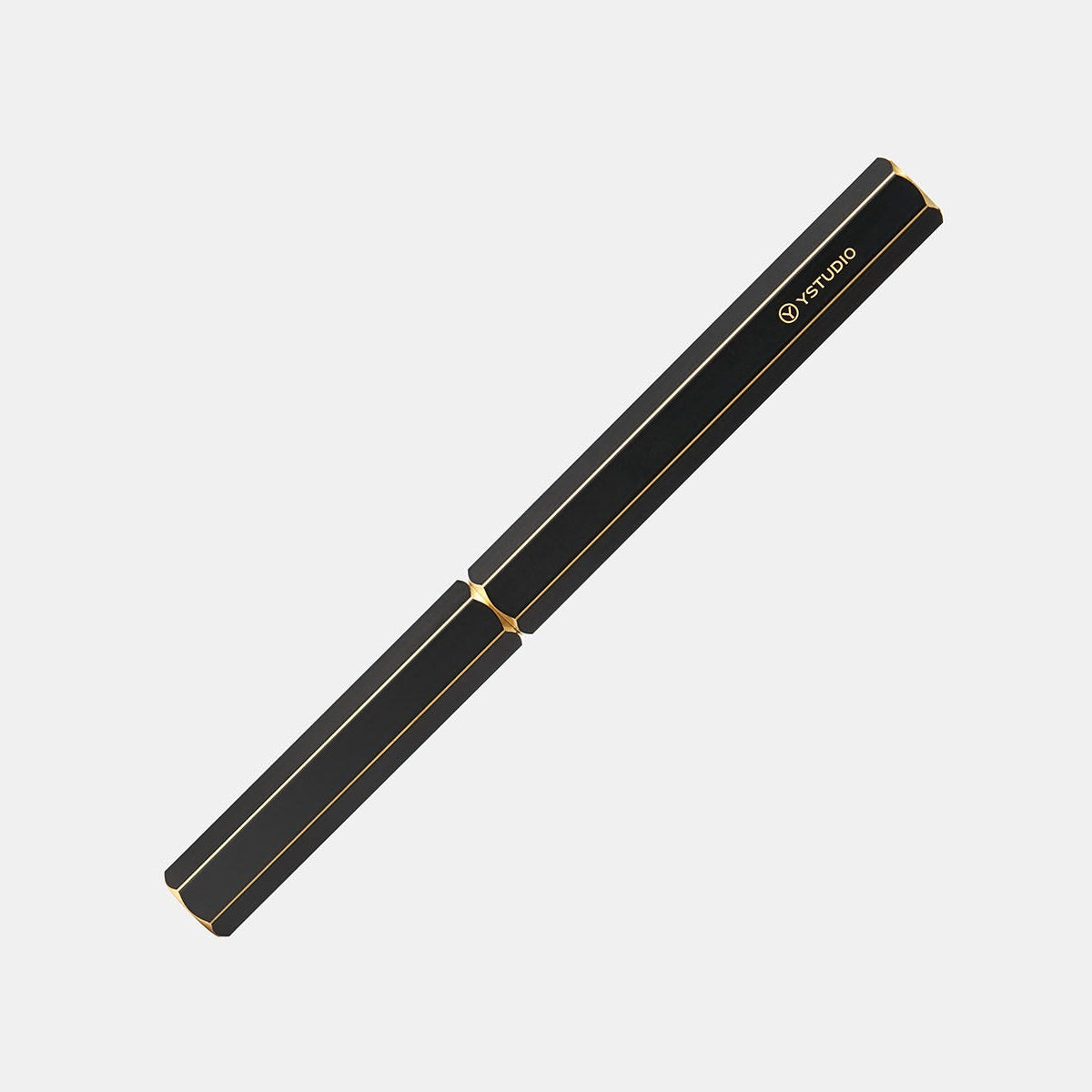 Mosiężne pióro wieczne Classic Revolve - czarne , ystudio, design artykuły biurowe, domowe biuro