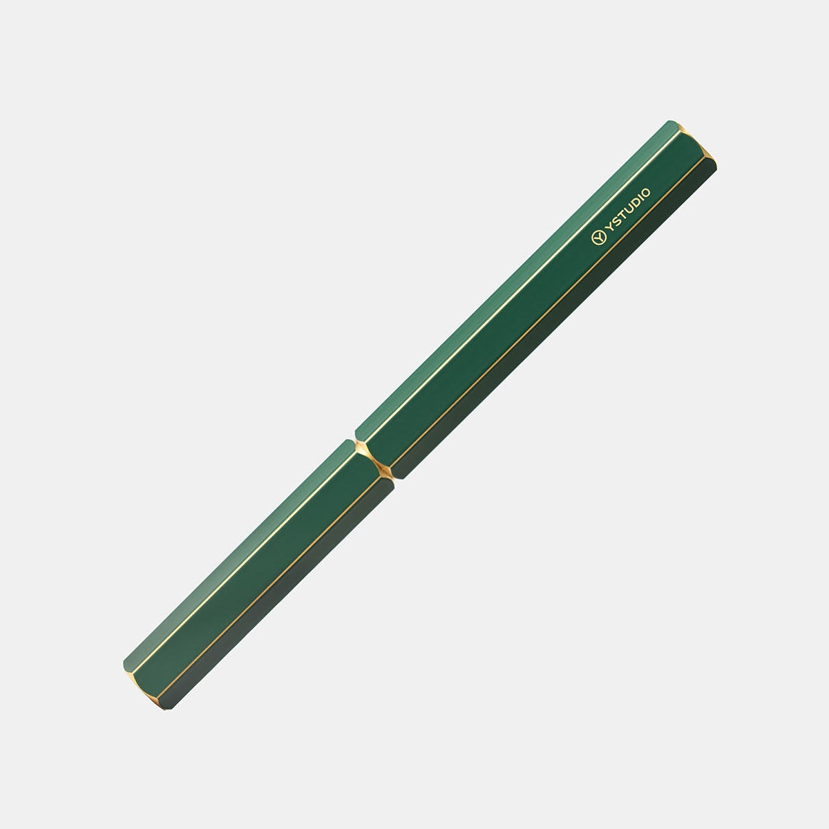 Mosiężne pióro wieczne Classic Revolve - zielone, ystudio, design artykuły biurowe, domowe biuro