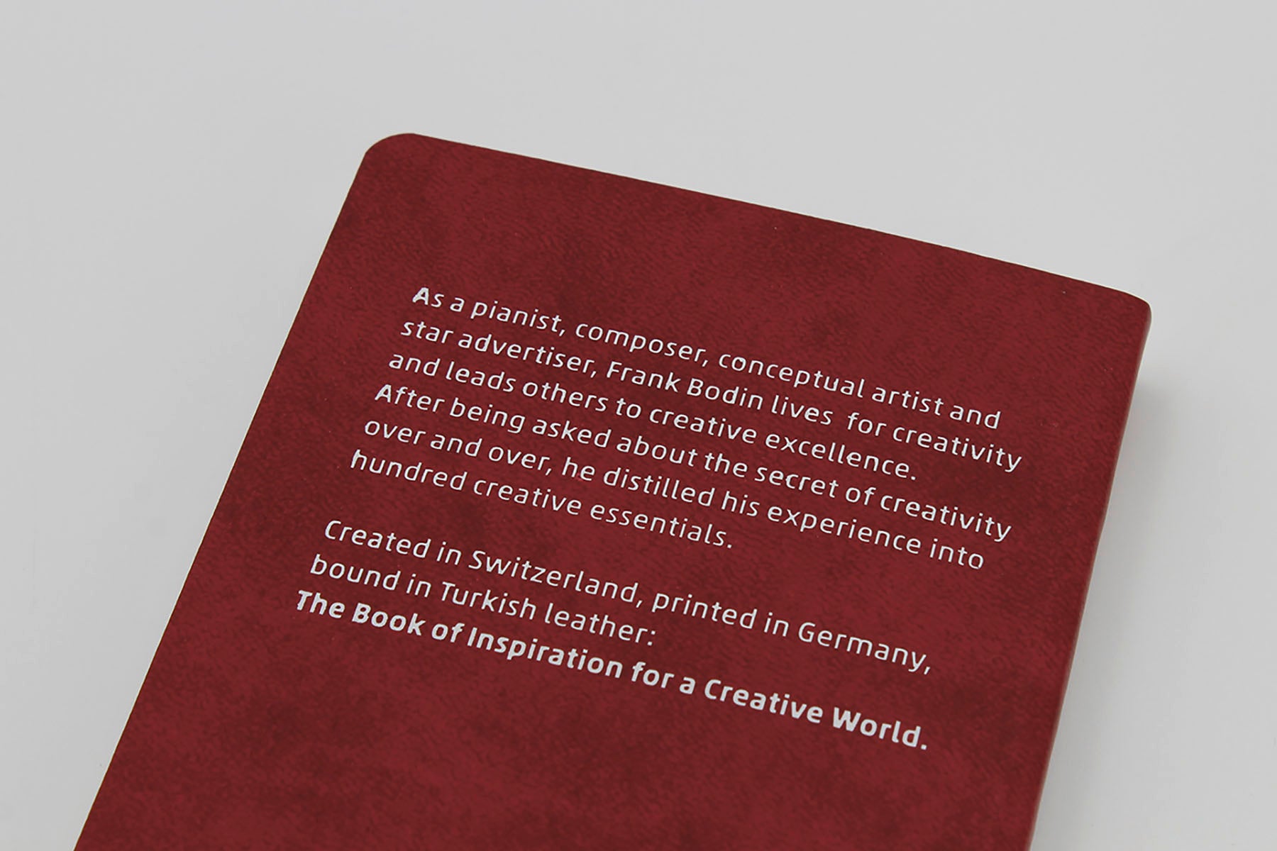 Do it, with love. 100 Creative Essentials, Frank Bodin