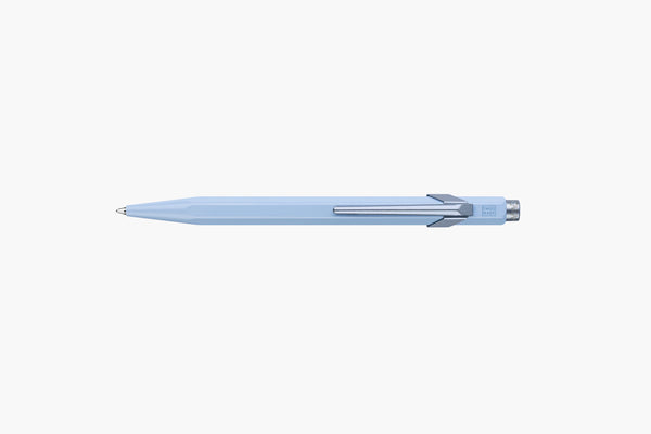 Aluminiowy długopis Caran d'Ache 849 Claim Your Style –  Polar Blue, domowe biuro, artykuły biurowe