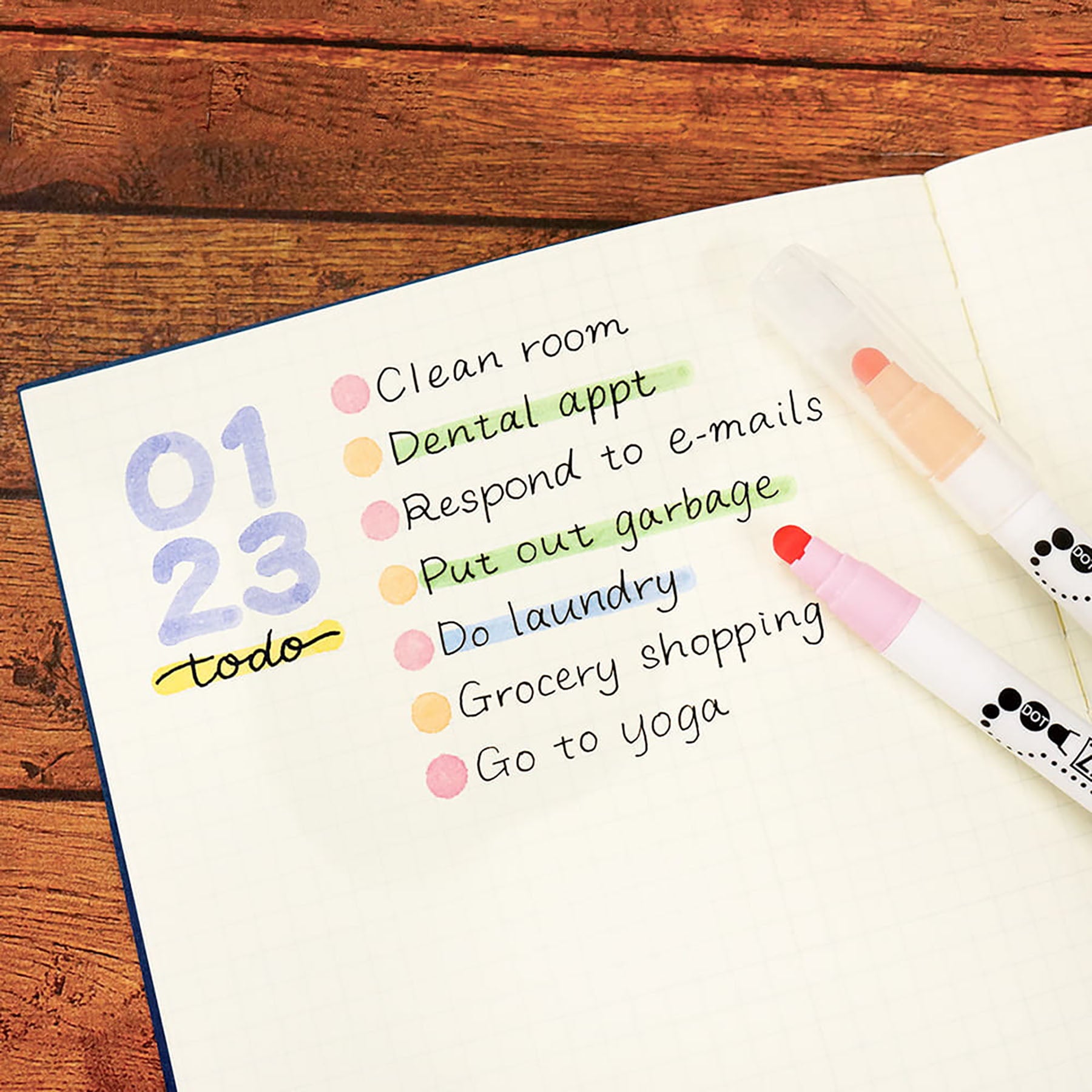 Zestaw Kuretake Clean Color Dot – Mild Colors, Kuretake, papierniczy design