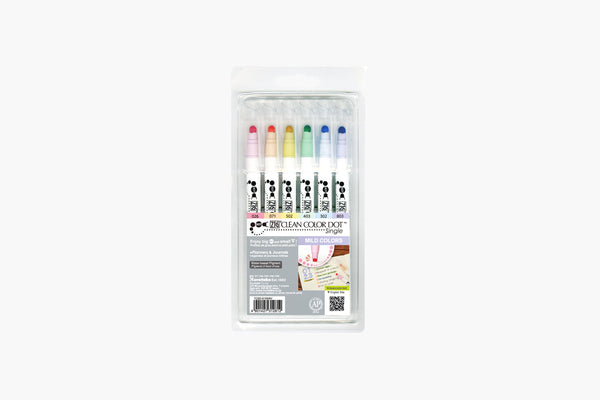 Zestaw Kuretake Clean Color Dot – Mild Colors, Kuretake, papierniczy design