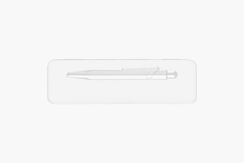 Aluminiowy długopis Caran dAche 849 GT – biały, Caran d'Ache, papierniczy design