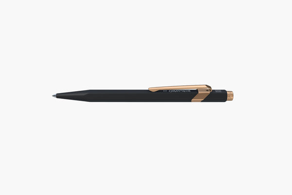 Aluminiowy długopis Caran dAche 849 GT – czarny, Caran d'Ache, papierniczy design