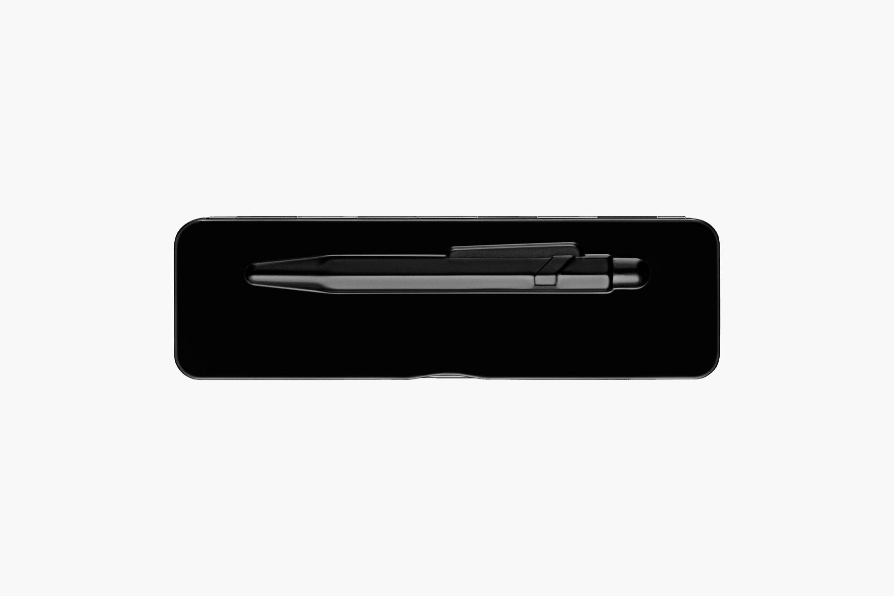 Aluminiowy długopis Caran dAche 849 GT – czarny, Caran d'Ache, papierniczy design