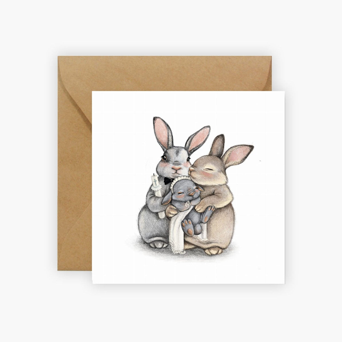Kartka – chrzest, HiLittle, papierniczy design, kartka okolicznościowa