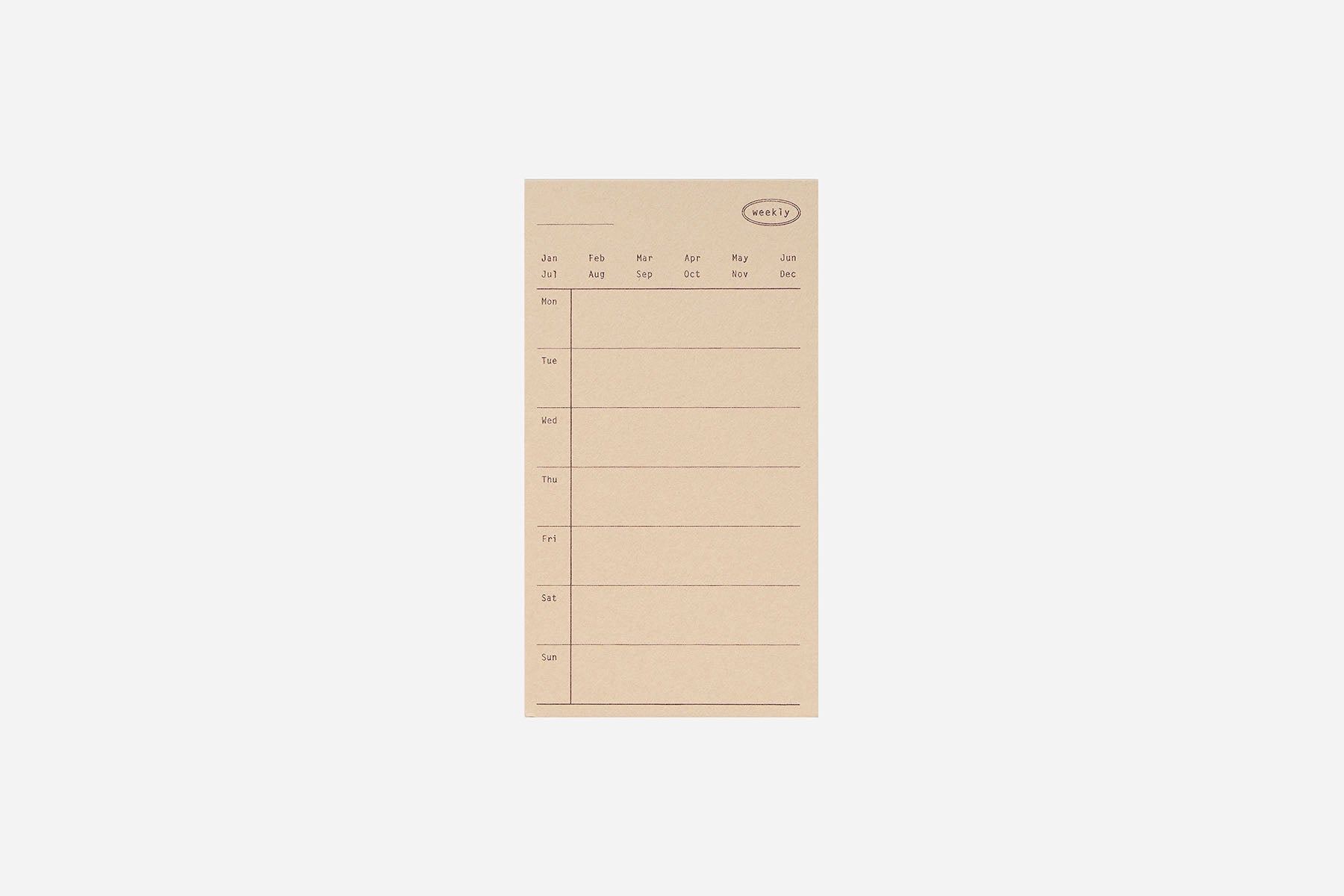 Memo pad weekly, Trolls Paper, domowe biuro, designerskie artykuły biurowe