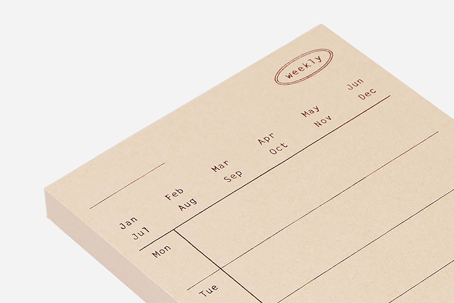 Memo pad weekly, Trolls Paper, domowe biuro, designerskie artykuły biurowe