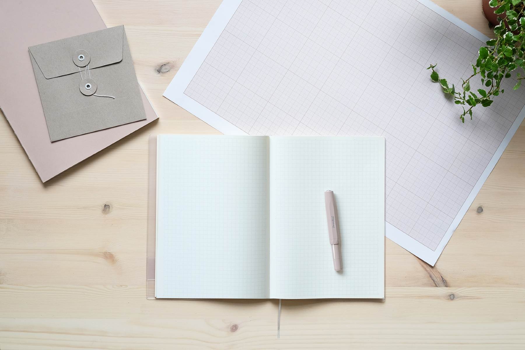 Notatnik MD Paper A5 - kratka, Midori, design artykuły biurowe, domowe biuro