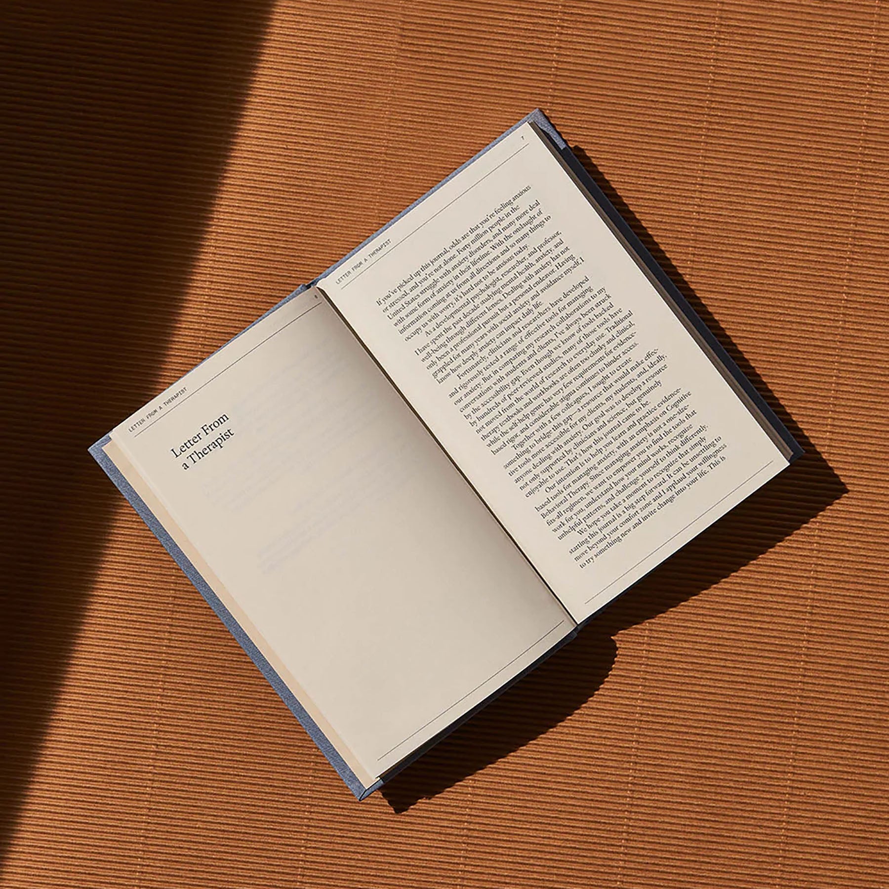 The Anti-Anxiety Notebook, The Therapy Journal, papierniczy design